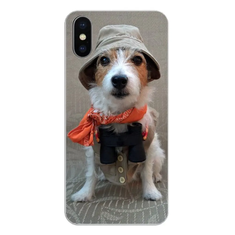 Silicone Phone Cover Bag For Huawei Honor 8 8C 8X 9 10 7A 7C Mate 20 Lite Pro P Smart Plus Jack Russell Terrier Dog Pup Puppy |