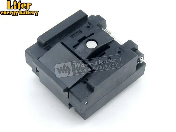 QFN48 MLP48 MLF48 QFN-48 (52) BT-0.4-01 Enplas QFN 6x6 мм 0 4 Шаг IC тестовый сгорающий разъем с заземляющим