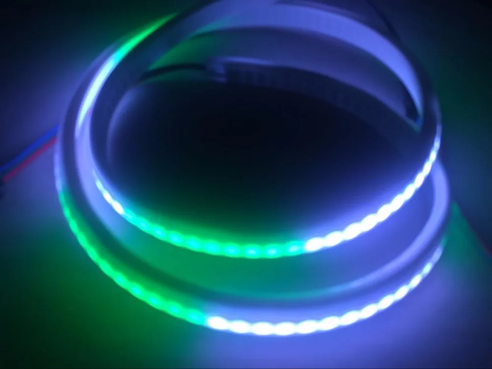 2 м DC5V SK6812 144 пикс./м адресуемый светодиодный неоновый пиксельный свет RGB полный