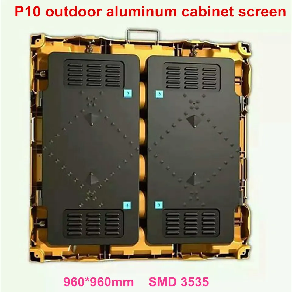 

Big size 960*960mm P10 4scan outdoor waterproof die-casting aluminium equipment cabinet display