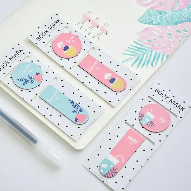 Fresh Kawaii Магнитная книга винтажный мягкий магнит на холодильник 4 шт./лот милые