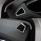 Матовая крышка из АБС-пластика для Peugeot 308, T9, SW 2015, 2016, маленькая декоративная крышка для автомобильного выхода воздуха, аксессуары для стайлинга автомобиля, 2 шт.