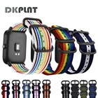 Ремешок DK нейлоновый для смарт-часов Amazfit, браслет для Xiaomi Huami Amazfit Youth Bip Bit 20 мм