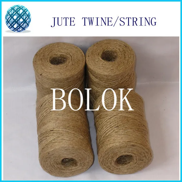

3pcs/lot Natural Jute Twine Cord DIY/Decorative Handmade Accessory jute packing rope, 100m jute spool