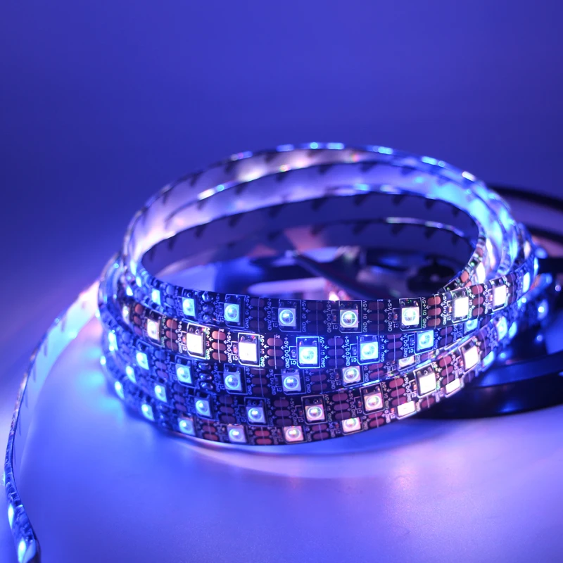 1 м 5 WS2812B Светодиодная лента 30/60 светодиодов/м Smart pixel RGB индивидуально Адресуемая