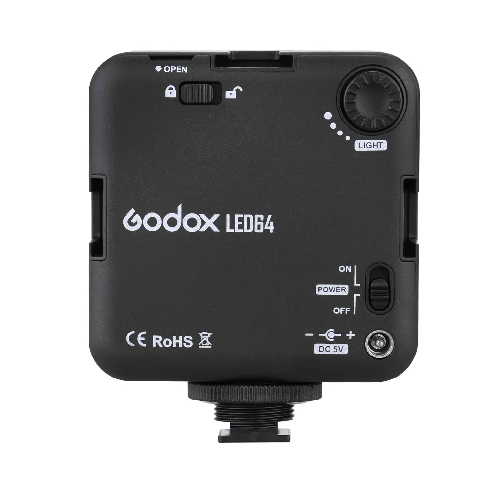 Godox LED64 светодиодный видео свет для DSLR камеры видеокамеры Мини DVR как заполняющий
