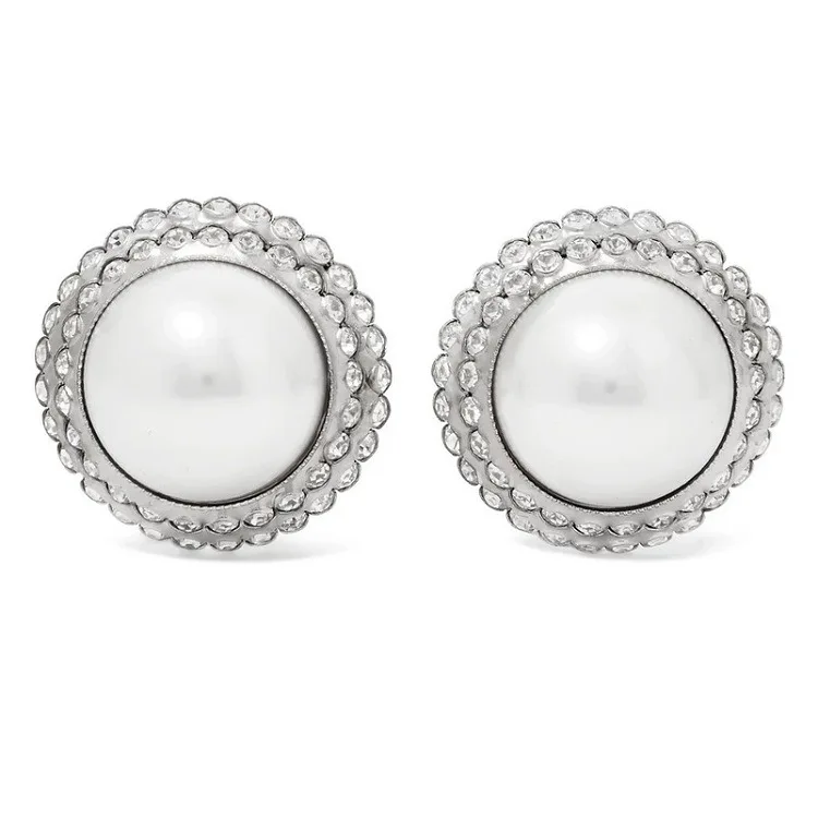 

New Pearl earrings burst earrings