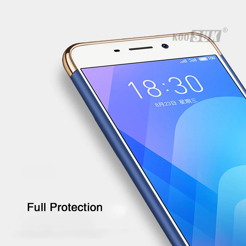Чехол для Meizu M6 Роскошный Жесткий чехол из поликарбоната полная защита задняя