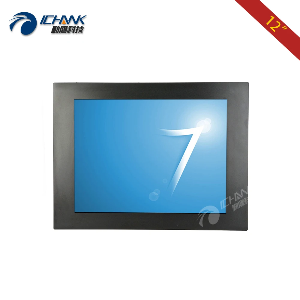 

12.1" inch Monitor 1024x768 DVI USB VGA Embedded Open Frame Drive Free 10 Points Capacitive Touch LCD Screen Display ZQ120TC-DC2