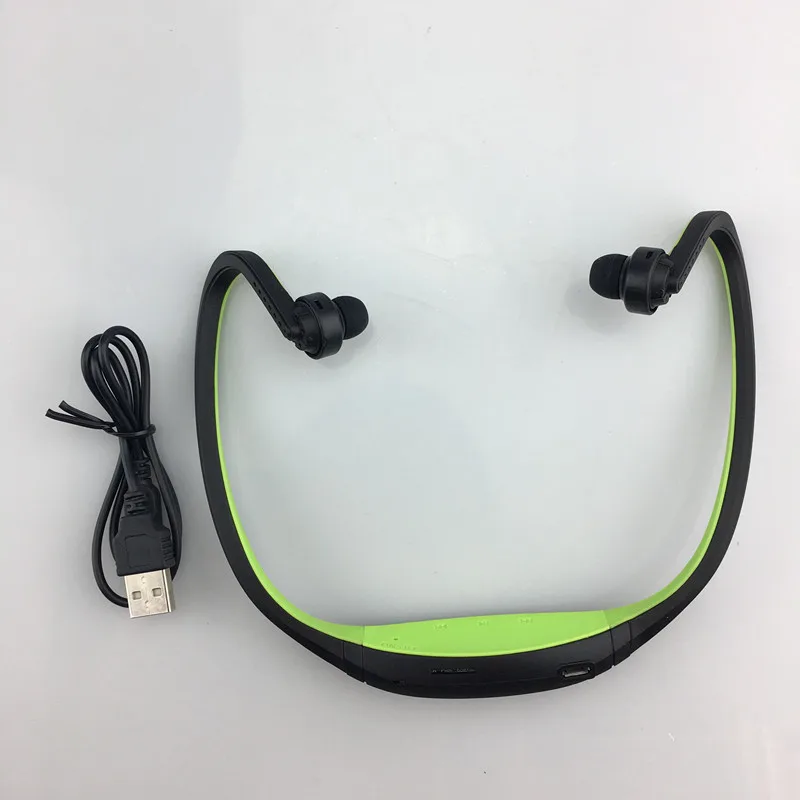 Спортивные Bluetooth-наушники HEONYIRRY S9 наушники с разъемом для SD-карты микрофоном