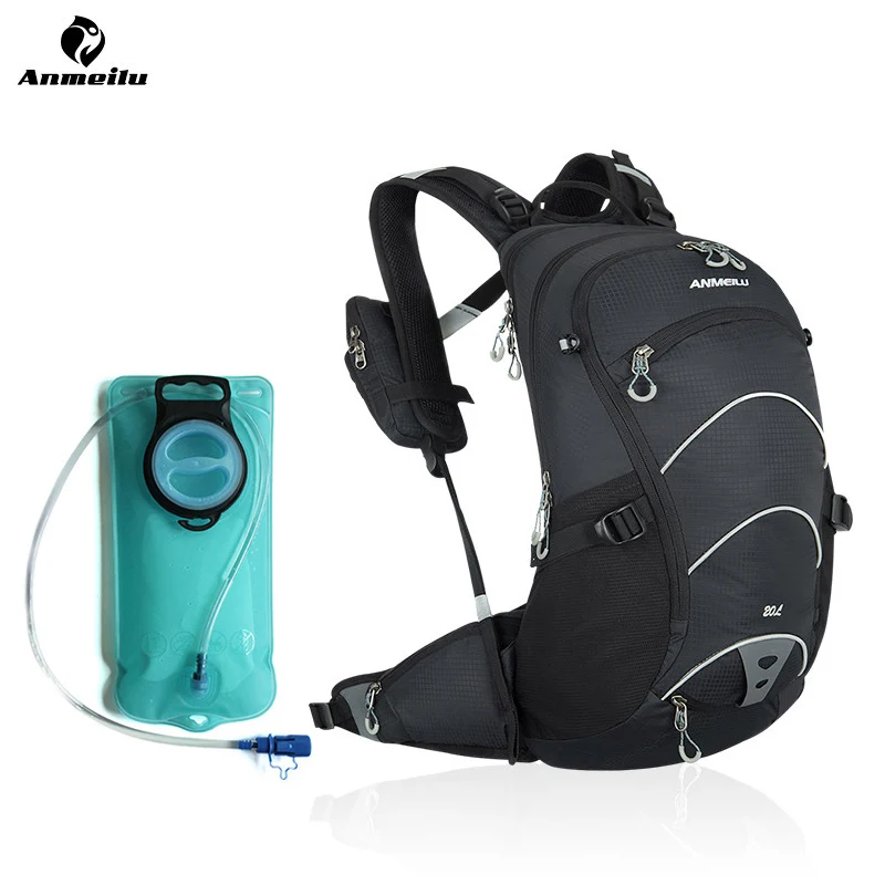 ANMEILU Cycling Motorbike Waterproof 20L Outdoor Sports Backpack Hiking Bag with 2L Hydration Pack Water Bladder | Автомобили и