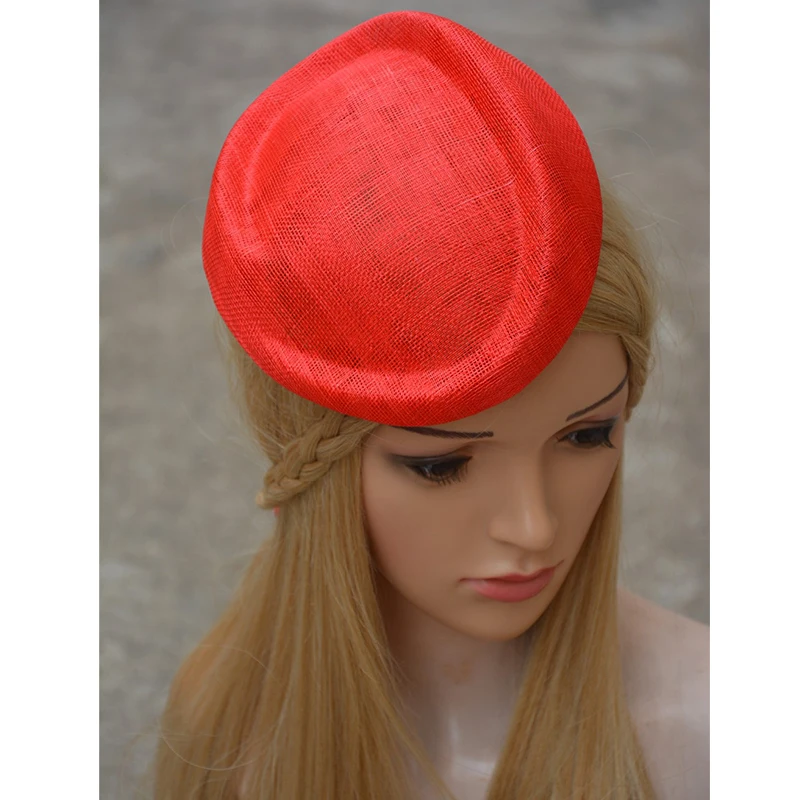 Женский Вуалетка Sinamay трехслойная шляпа для коктейлей и свадьбы 1 шт.|millinery diy|hats