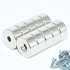 N52 NdFeB магнит для гаража диаметр диска 12,7x6 мм толщина M3 потайное отверстие 12 