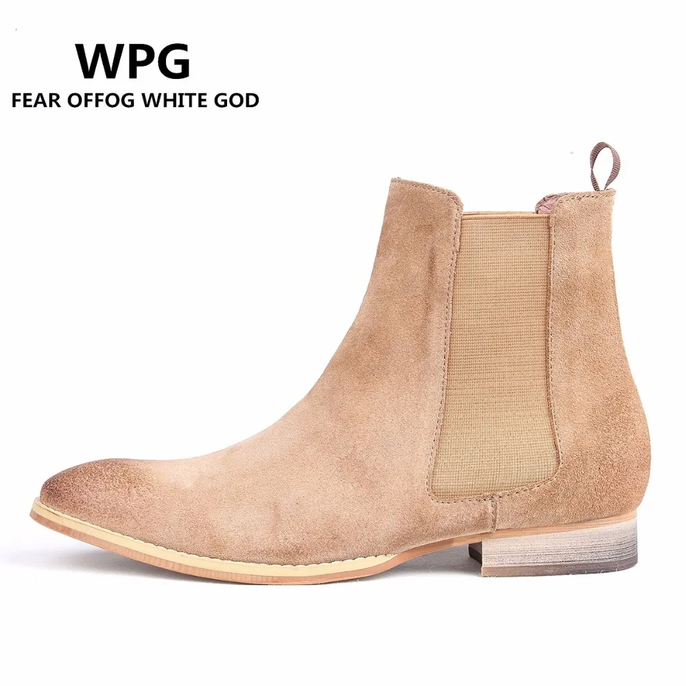 2018 Новые Модные Качественные осенние ботильоны для мужчин Классические мужские