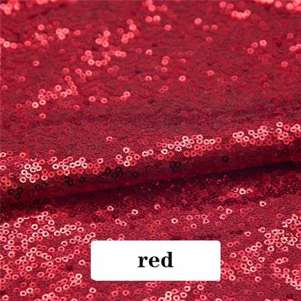 Red Ширина 130 см* 5 м/лот Блестки 3 мм Диаметр сетка ткань Блестки сделать Украшенные платья Одежда украшения DIY ручной работы материал - Цвет: Red