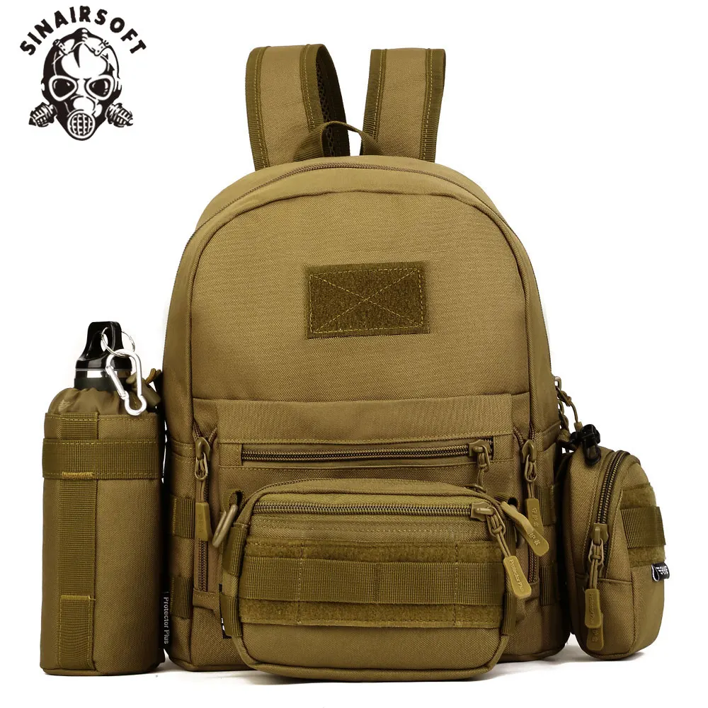 Миниатюрный военный тактический рюкзак SINAIRSOFT 10 л с системой Молле нейлоновые