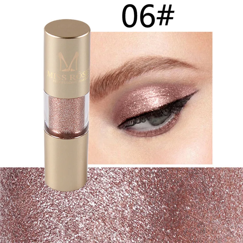 Miss rose новинка 2019 тени для век Сияющие теплые цветные водонепроницаемые одиночные