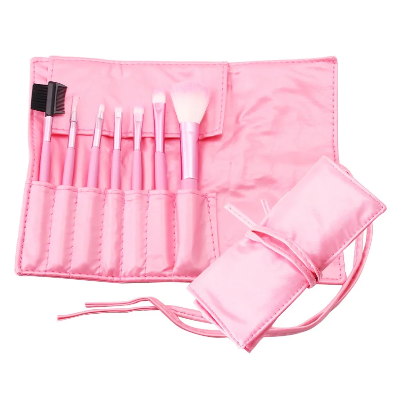 Набор кистей для макияжа KESMALL из искусственной кожи начинающих портативная кисть