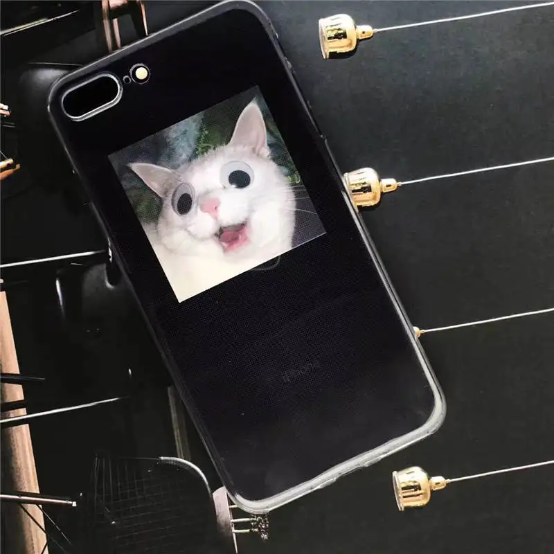 Ins маленькая карточка Diy картон для Iphone 66S 6P 78 78plus Xxs Xr Xsmax веселый анти-осенний