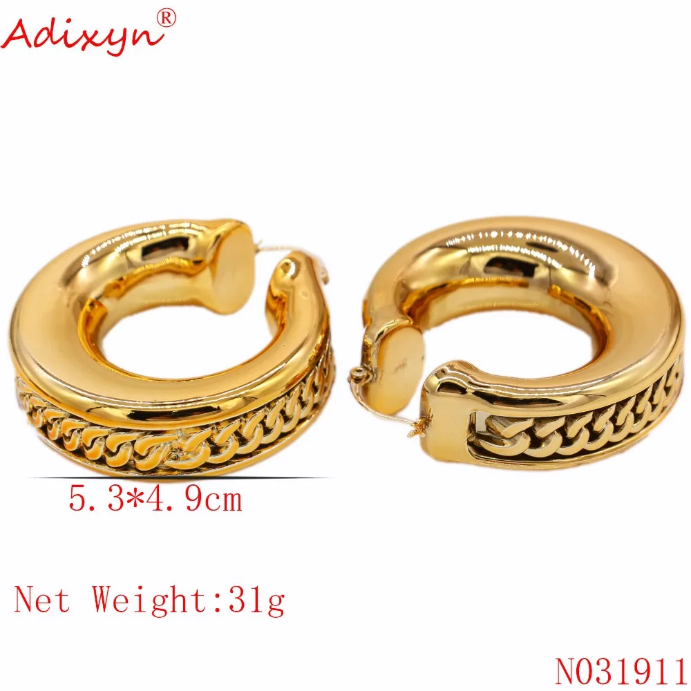 Женские серьги-кольца Adixyn розовые золотистые N031911 Новое поступление серьги |