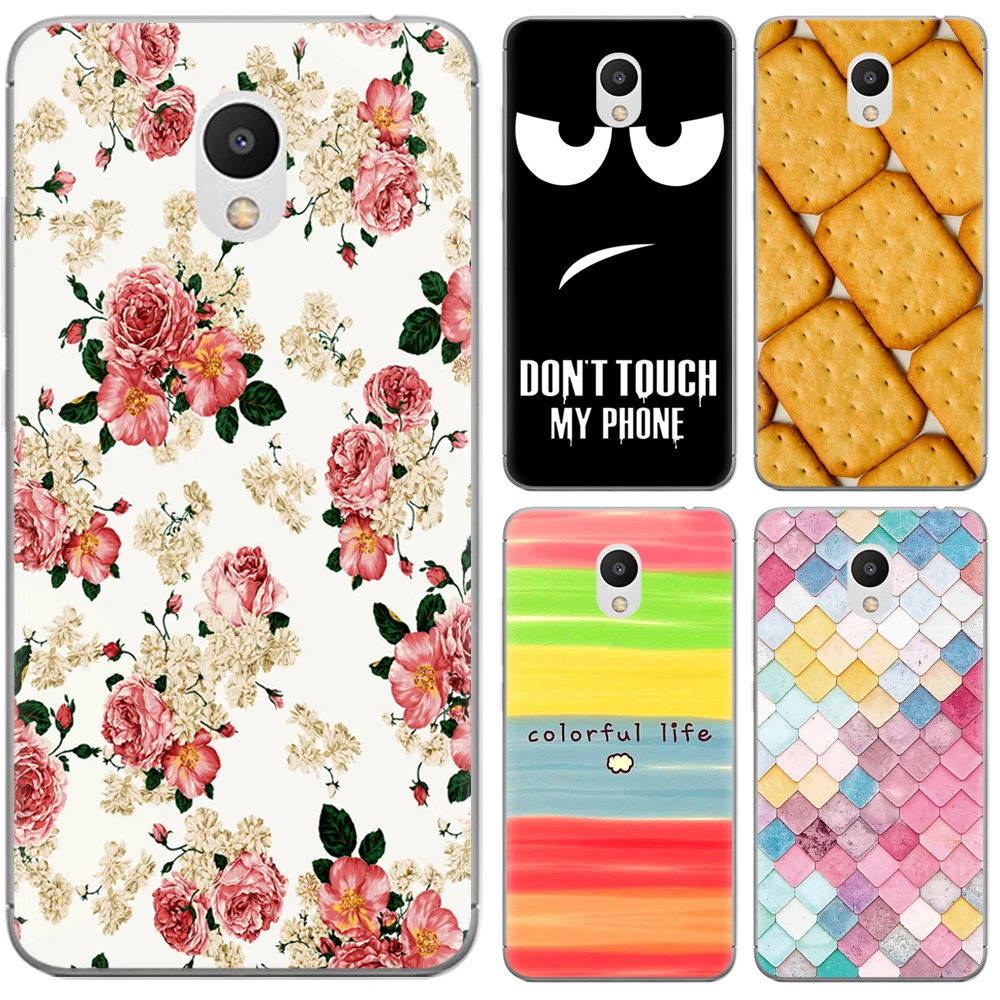 Meizu M6 phone cases 5.2&quot cover silicon cool pattern cartoon painted soft tpu gel back for case housing |