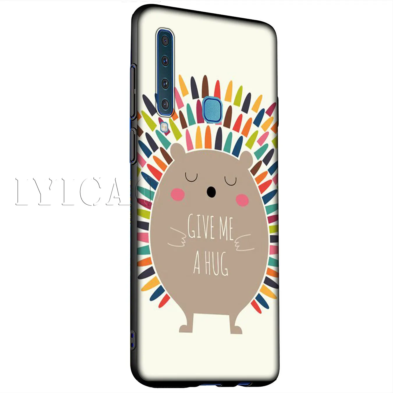 IYICAO Прекрасный олень мультфильм Животные лиса Ежик мягкий чехол для samsung Galaxy A6