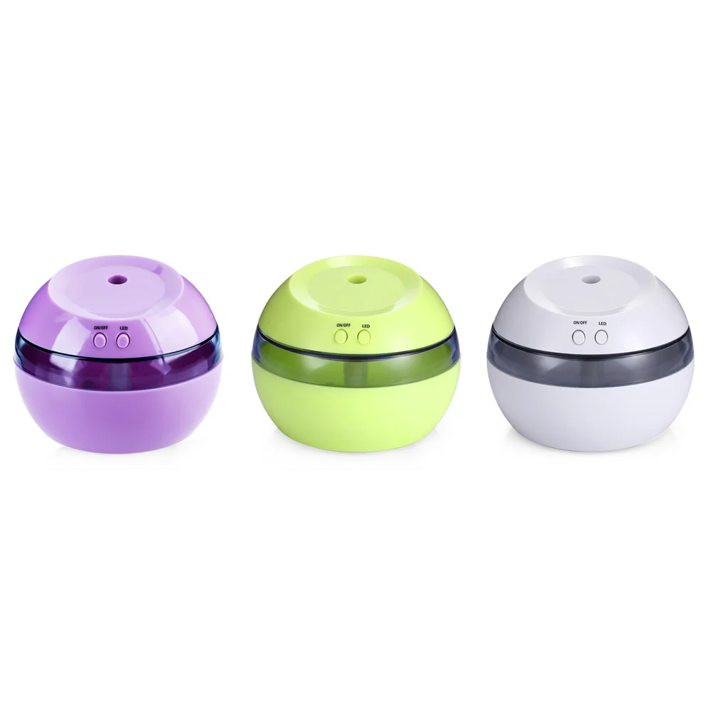 Portable USB Ultrasonic Humidifier Mini Air Aromatherapy Machine Zero Radiation LED Light Aroma Diffuser | Бытовая техника