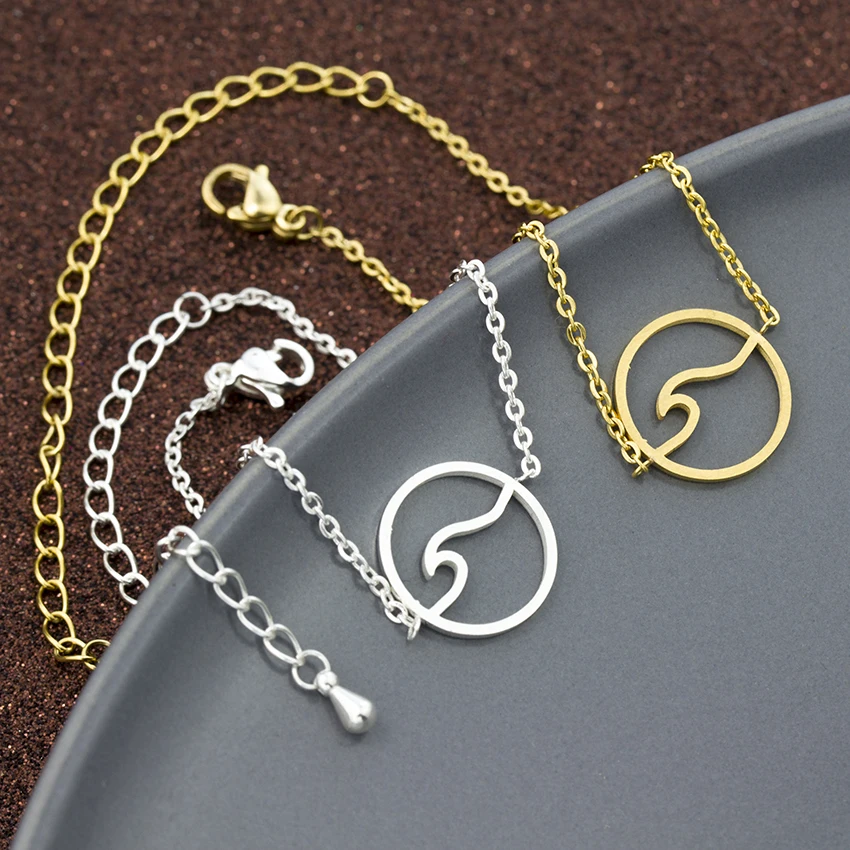 Женские богемные ножные браслеты из нержавеющей стали шармы для лодыжки браслет