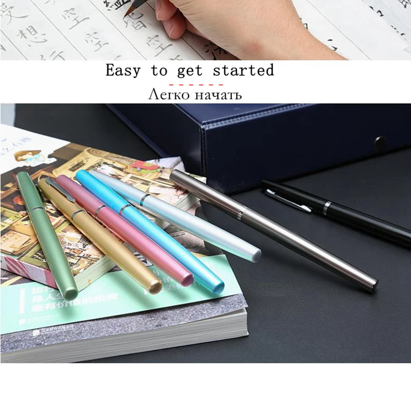 7 видов цветов высокое качество каллиграфия авторучка кисть нейлон мягкий