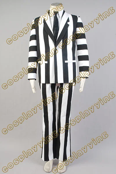 Костюм для косплея на Хэллоуин от Beetlejuice блейзер брюки рубашка галстук|cosplay