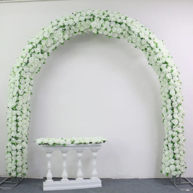 Новые искусственные цветы в ряды Lu свадебные Композиции садовый павильон