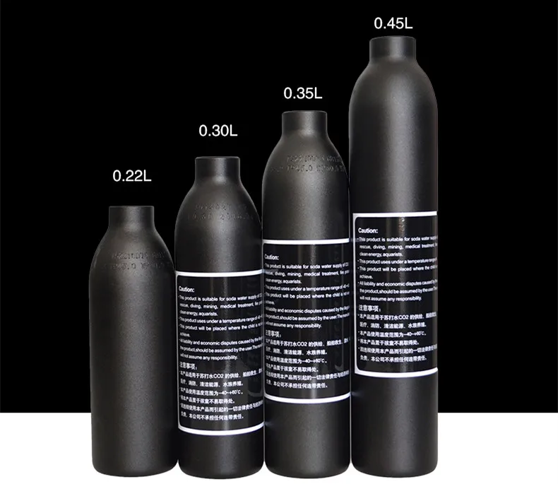 PCP Пейнтбол Airforce Airsoft HPA цилиндр M18x1.5 0.2L/0.35L/0.45L воздушная бутылка 6061 алюминиевый