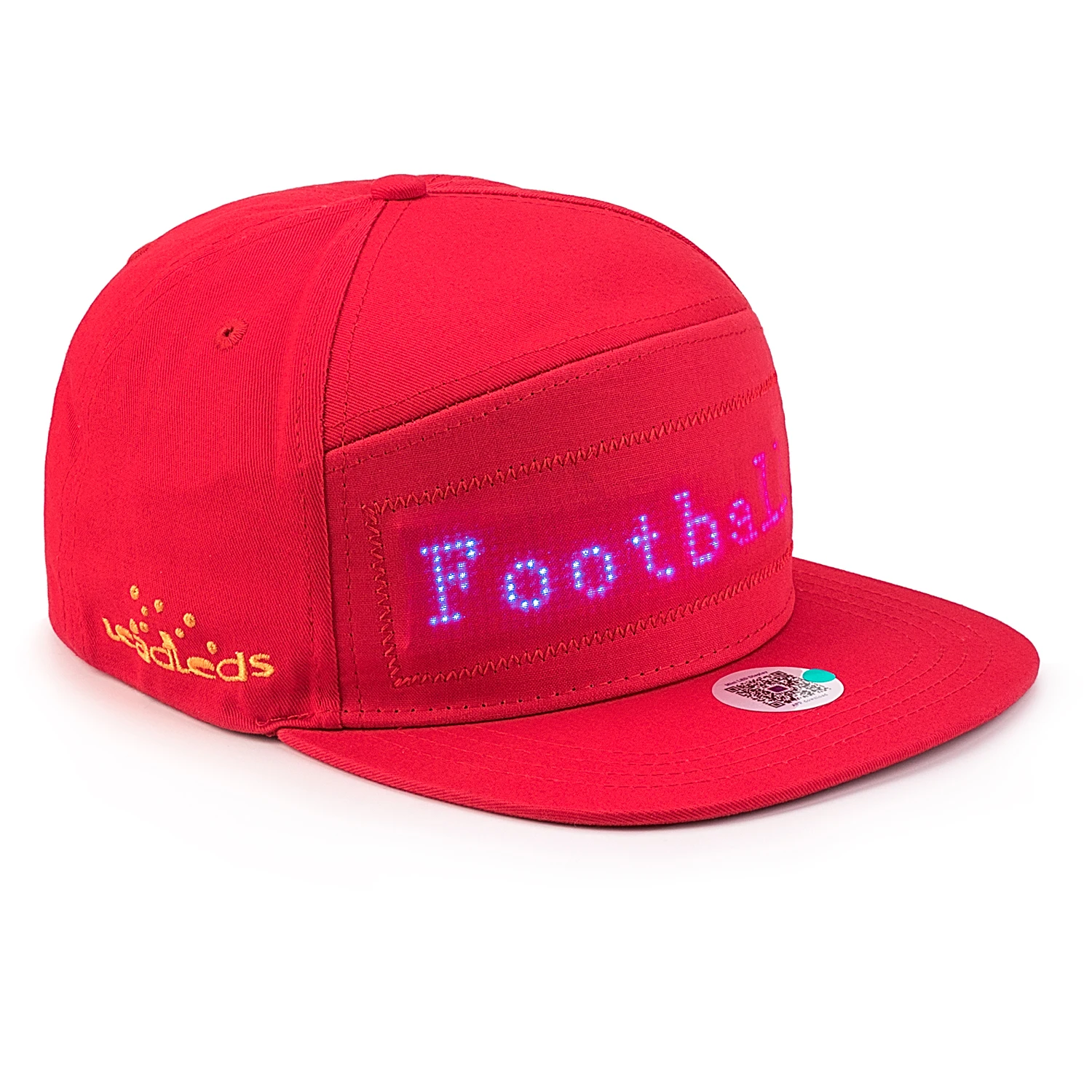 Светодиодный Bluetooth головной убор с питанием от аккумулятора программируемая