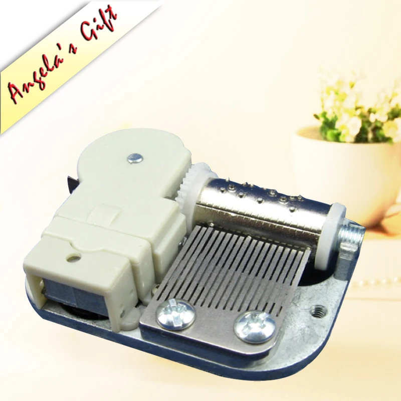 Мини музыкальная шкатулка DIY 18 нот заводные музыкальные движения Бесплатная