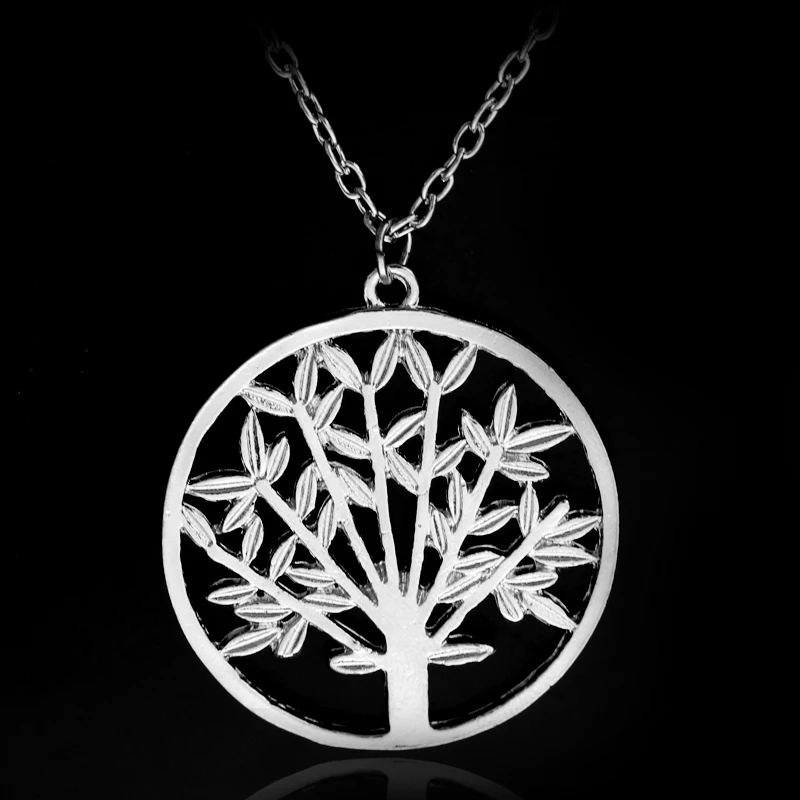 Freeshipping 12 шт. много Давным давно Ожерелье Дерево жизни Круглый Злая Королева