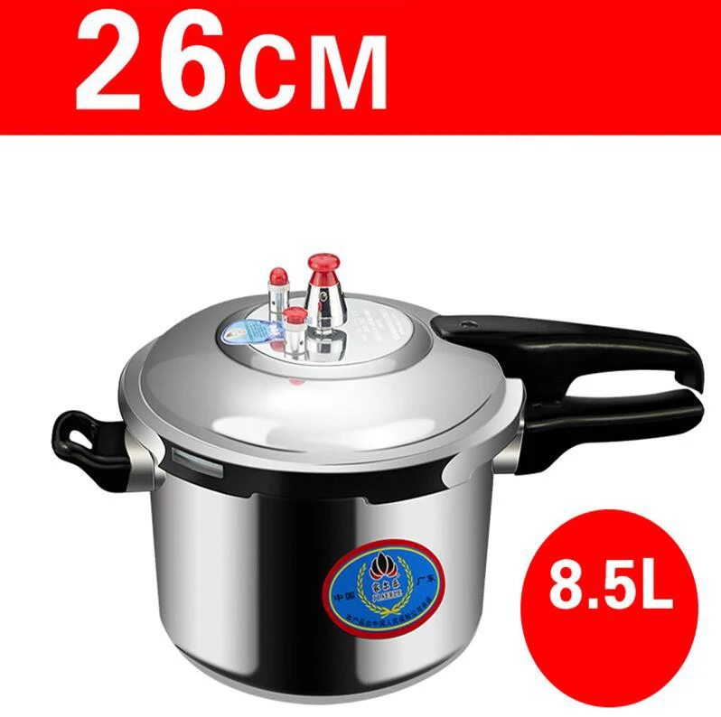 Pressure cooker explosion-proof Stainless steel soup pot kitchen cookware cooking gas induction household commercial saucepan - Цвет: 8.5L Gas induction