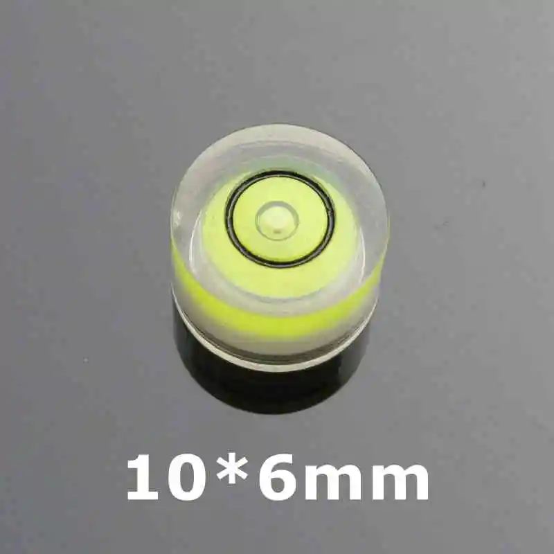 (10 шт./лот) круговой спиртовой уровень круглый пузырьковый мини измерительный