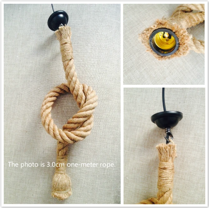 Винтажный Ретро подвесной светильник Эдисона в стиле лофта для гостиной + черная