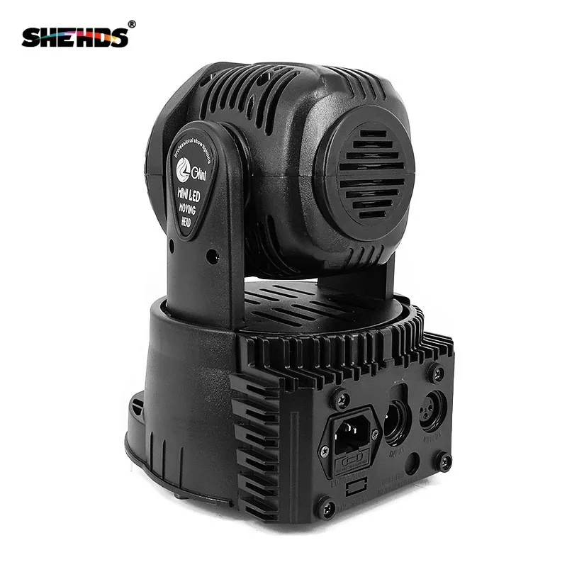Быстрая доставка LED Wash 7x18 Вт RGBWA + UV Moving Head Lighting 6in1 BGBWA для диско DJ KTV 12/16DMX каналов SHEHDS
