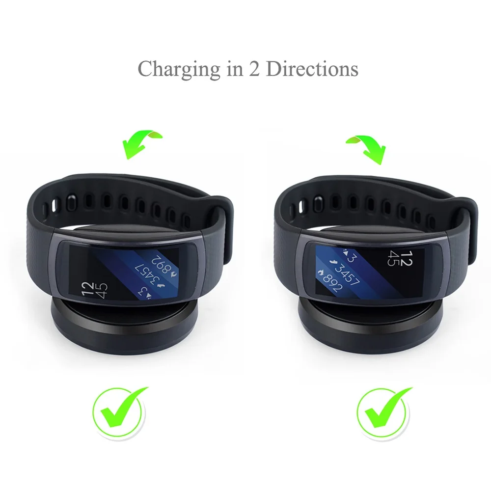 Dock Charger for Samsung Galaxy Gear Fit 2 SM-R360 Smart Bracelet Portable Replacement Magnetic Charging Cradle | Электроника