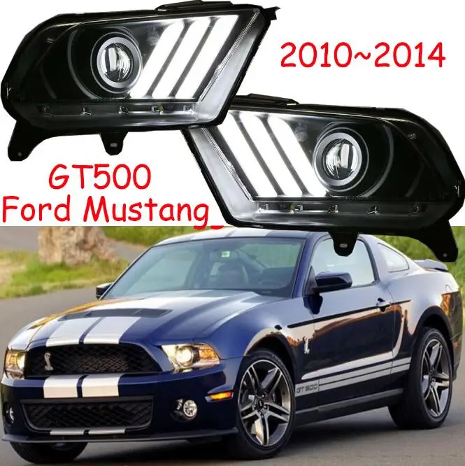 picture 1 Набор, автомобильный Стайлинг для 2010 2011 2012 2013 год фара Ford Mustang фар GT500 автомобильные аксессуары Mustang переднего бампера лампы - Цвет: picture