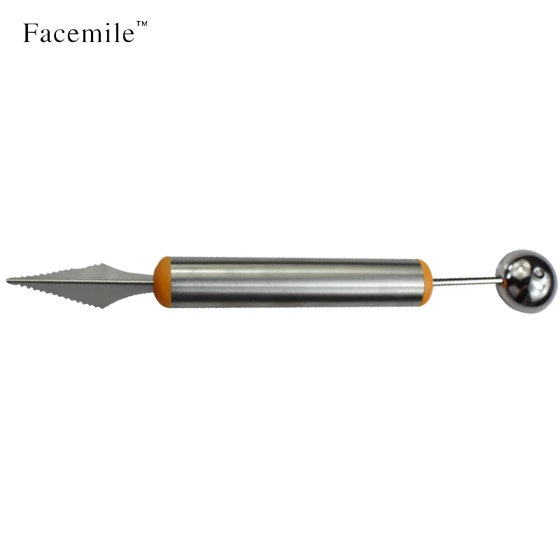 Новинка 2017 года фрукты овощи Вырезка Ножи Дыня Baller сделать дыни шары с фруктами |