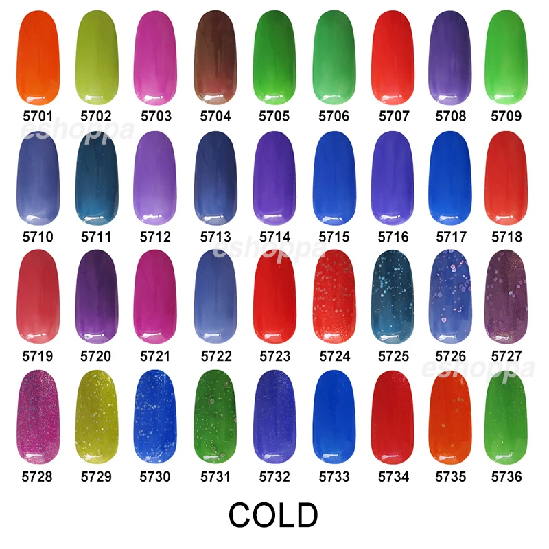 Специализированная 36 цветов Colu Beaute 5724 модное ногтей сияющая чанг уф цветной гель