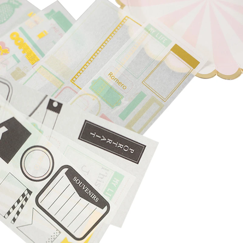 4 листа/упаковка декоративные наклейки для дневника | Дом и сад