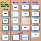 JCD 1 шт пластиковый стеклянный чехол для объектива Gameboy цветной авансовый карман для GB GBA SP GBC GBL GBP Защита объектива W Adhensive