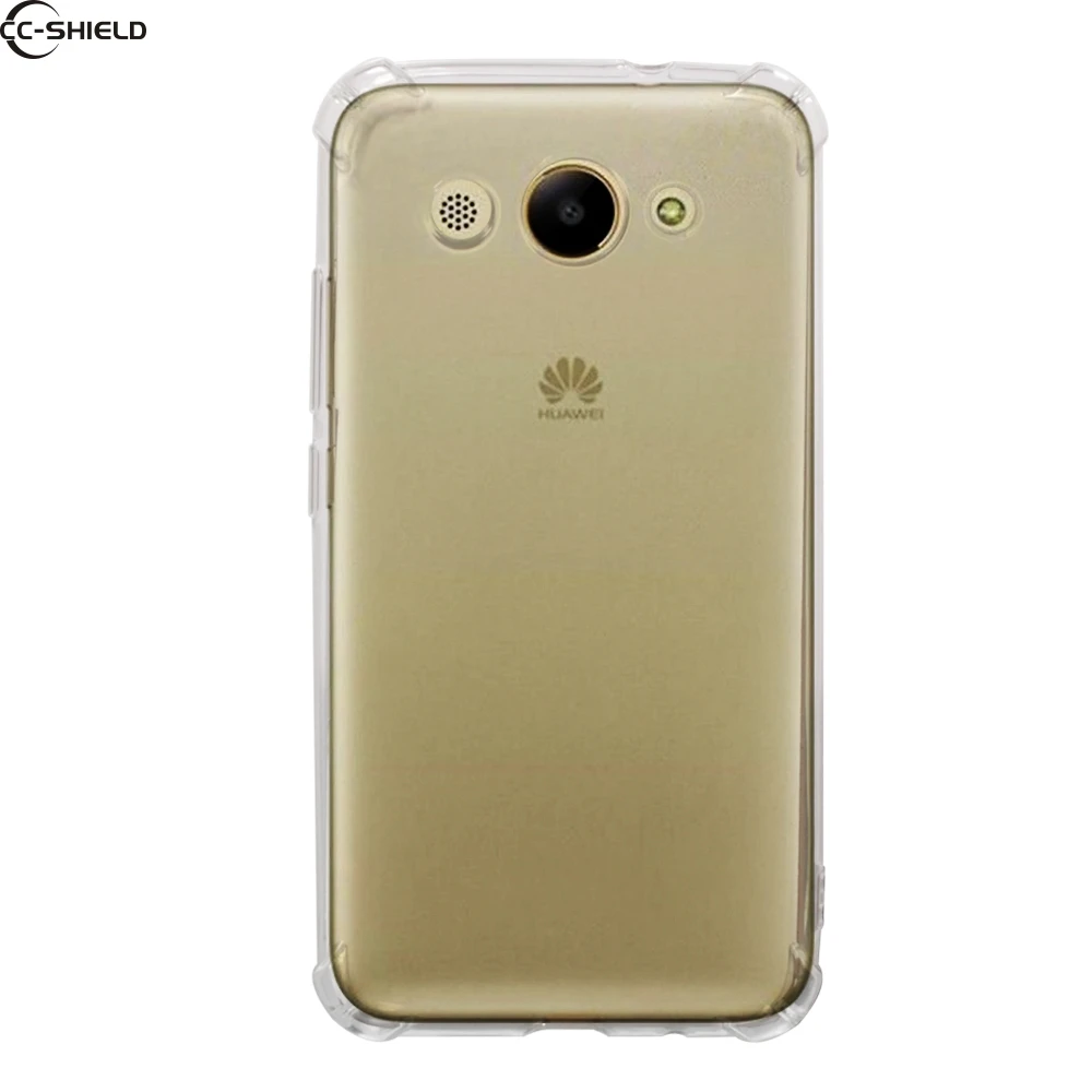 Мягкий чехол для Huawei Y3 2017 CRO L22 U00 L02 ультратонкий прозрачный силиконовый из ТПУ Y 3