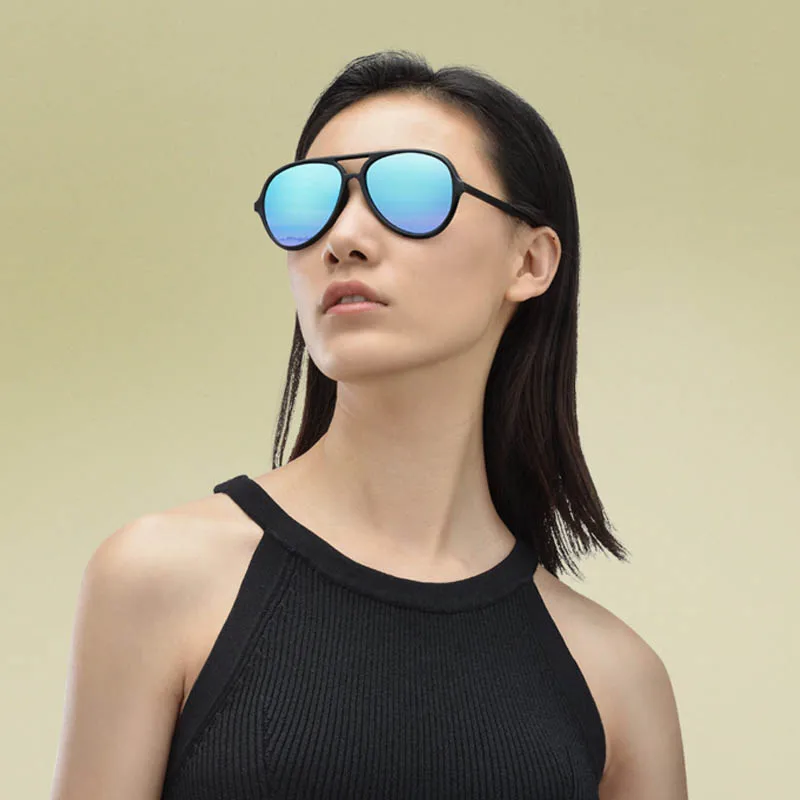 Xiaomi TS Ice Blue Авиатор солнцезащитные очки с поляризованными линзами TR90 большая