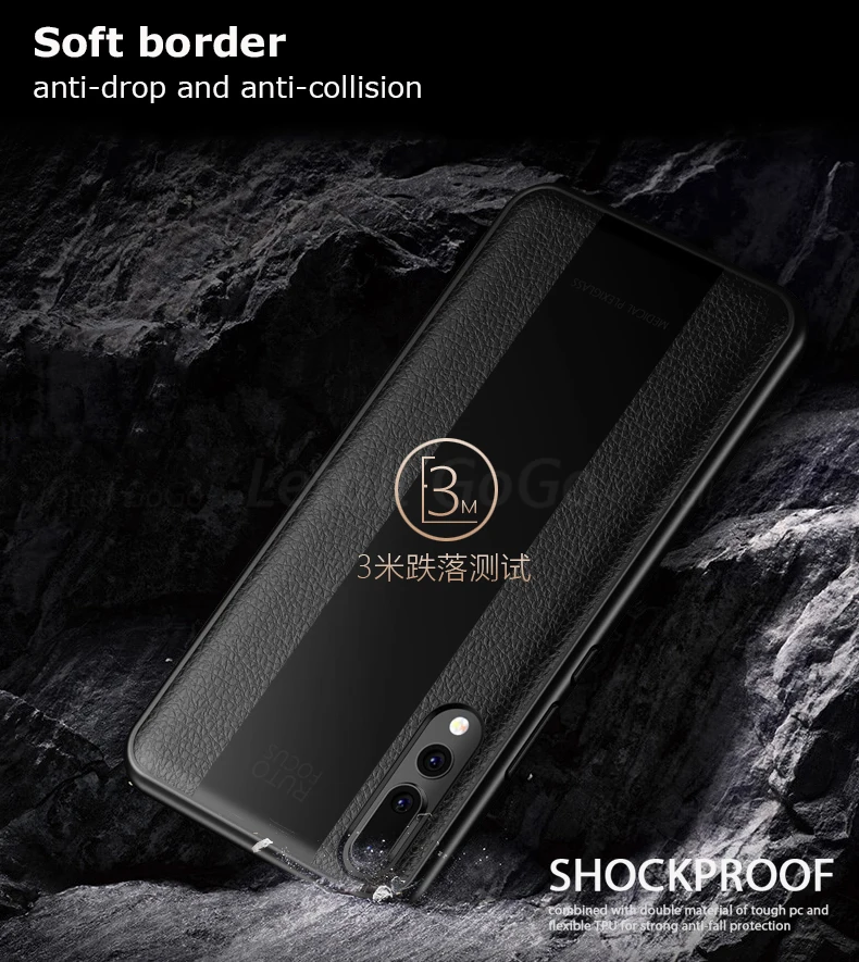 Роскошные из искусственной кожи чехол для huawei P30 Pro Lite противоударный силиконовые чехлы для huawei P20 Pro Чехол Coque для P10 P 30 Случае