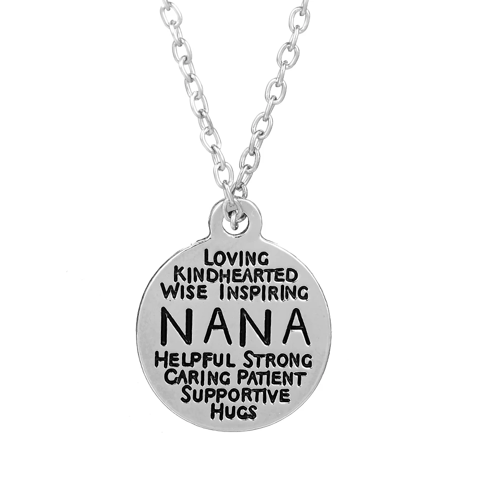 Yamily 10 шт./лот NANA Collage с гравировкой Очаровательное ожерелье персонализированное