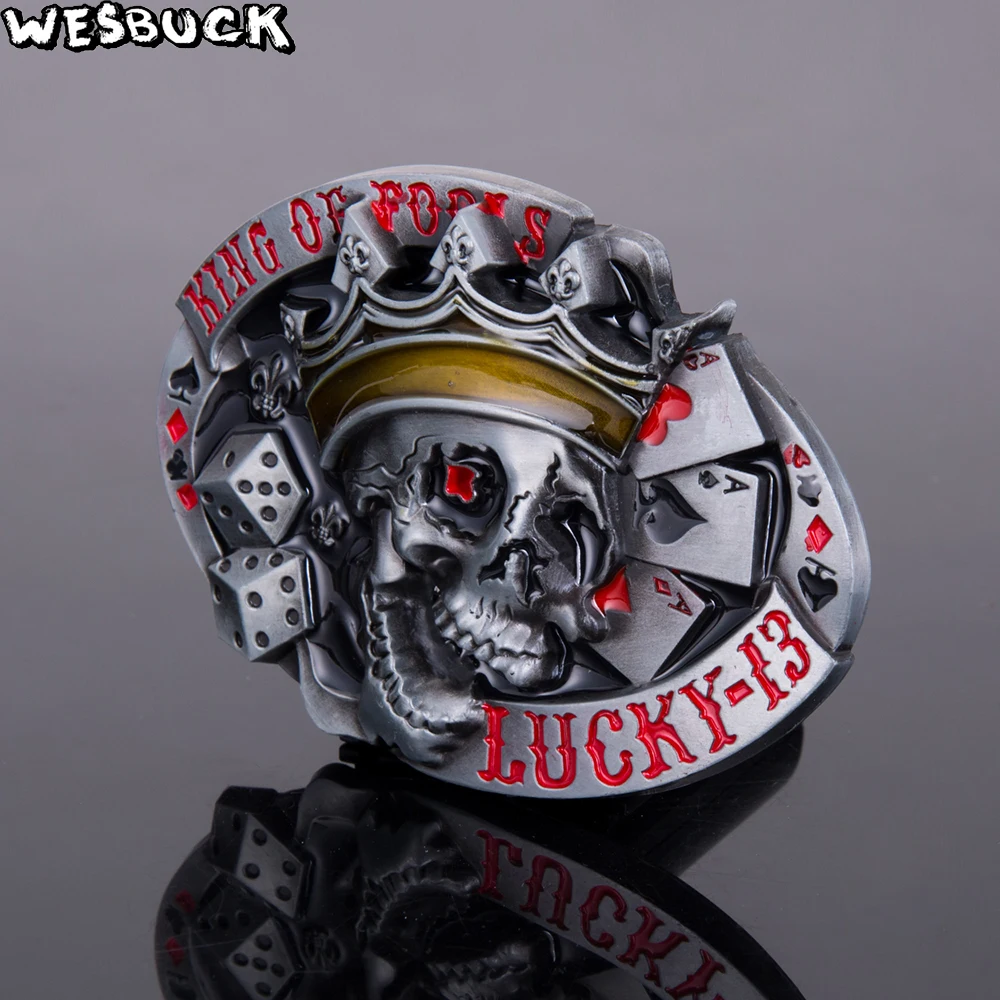 WesBuck брендовые металлические пряжки ремня для мужские Юнисекс Western Buckles в